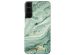 iDeal of Sweden Coque Fashion Samsung Galaxy S22 Plus - Mint Swirl Marble