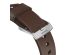 Nomad Bracelet en cuir moderne Apple Watch Series 1-9 / SE - 38/40/41 mm / Series 10 - 42 mm - Marron/Argent