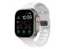 Nomad Bracelet Sport FKM Apple Watch Series 1-10 / SE / Ultra (2) - 42/44/45/46/49 mm - Blanc