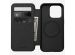 Nomad Étui de téléphone portefeuille Modern Leather Folio iPhone 15 Pro - Noir