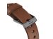 Nomad Bracelet en cuir moderne Apple Watch Series 1-10 / SE / Ultra (2) - 42/44/45/46/49 mm - Marron/Noir