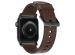 Nomad Bracelet en cuir moderne Apple Watch Series 1-9 / SE - 38/40/41 mm / Series 10 - 42 mm - Marron/Noir