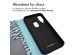 iMoshion Étui de téléphone portefeuille Design Samsung Galaxy A20e - Black Blue Stripes
