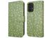 imoshion Étui de téléphone portefeuille Design Samsung Galaxy A33 - Green Flowers