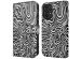 imoshion Étui de téléphone portefeuille Design Samsung Galaxy A33 - Black And White