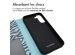 imoshion Étui de téléphone portefeuille Design Samsung Galaxy S21 - Black Blue Stripes