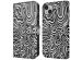 imoshion Étui de téléphone portefeuille Design iPhone 14 - Black And White