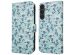 imoshion Étui de téléphone portefeuille Design Samsung Galaxy S23 FE - Blue Flowers