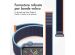 imoshion Bracelet en nylon⁺ Apple Watch Series 1-10 / SE / Ultra (2) - 42/44/45/46/49 mm - Dark Navy Blue