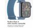 imoshion Bracelet en nylon⁺ Apple Watch Series 1-10 / SE / Ultra (2) - 42/44/45/46/49 mm - Marine Blue