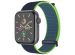 imoshion Bracelet en nylon⁺ Apple Watch Series 1-10 / SE / Ultra (2) - 42/44/45/46/49 mm - Lime