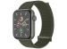 imoshion Bracelet en nylon⁺ Apple Watch Series 1-10 / SE / Ultra (2) - 42/44/45/46/49 mm - Army Green