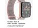 imoshion Bracelet en nylon⁺ Apple Watch Series 1-10 / SE / Ultra (2) - 42/44/45/46/49 mm - Pink Sand