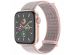 imoshion Bracelet en nylon⁺ Apple Watch Series 1-10 / SE / Ultra (2) - 42/44/45/46/49 mm - Pink Sand