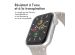 imoshion Bracelet en silicone⁺ Apple Watch Series 1-9 / SE - 38/40/41 mm / Series 10 - 42 mm - Stone - Taille S/M