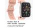 iMoshion Bracelet en silicone⁺ Apple Watch Series 1-9 / SE - 38/40/41 mm - Vintage Rose - Taille S/M
