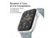 iMoshion Bracelet en silicone⁺ Apple Watch Series 1-9 / SE - 38/40/41 mm - Cactus - Taille S/M