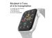 imoshion Bracelet en silicone⁺ Apple Watch Series 1-10 / SE / Ultra (2) - 42/44/45/46/49 mm - Fog - Taille M/L