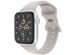 iMoshion Bracelet en silicone⁺ Apple Watch Series 1-9 / SE / Ultra (2) - 42/44/45/49 mm - Stone - Taille M/L