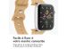 imoshion Bracelet en silicone⁺ Apple Watch Series 1-10 / SE / Ultra (2) - 42/44/45/46/49 mm - Walnut - Taille M/L