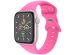 imoshion Bracelet en silicone⁺ Apple Watch Series 1-10 / SE / Ultra (2) - 42/44/45/46/49 mm - Barbie Pink - Taille M/L