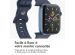 imoshion Bracelet en silicone⁺ Apple Watch Series 1-10 / SE / Ultra (2) - 42/44/45/46/49 mm - Midnight - Taille M/L