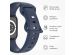 imoshion Bracelet en silicone⁺ Apple Watch Series 1-10 / SE / Ultra (2) - 42/44/45/46/49 mm - Midnight - Taille M/L