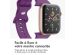 imoshion Bracelet en silicone⁺ Apple Watch Series 1-10 / SE / Ultra (2) - 42/44/45/46/49 mm - Purple - Taille M/L