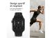 imoshion Bracelet sport⁺ Apple Watch Series 1-9 / SE - 38/40/41 mm / Series 10 - 42 mm - Taille S/M - Noir