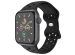 imoshion Bracelet sport⁺ Apple Watch Series 1-9 / SE - 38/40/41 mm / Series 10 - 42 mm - Taille S/M - Noir