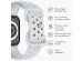 imoshion Bracelet sport⁺ Apple Watch Series 1-9 / SE - 38/40/41 mm / Series 10 - 42 mm - Taille S/M - Pure Platinum & White