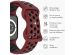 imoshion Bracelet sport⁺ Apple Watch Series 1-9 / SE - 38/40/41 mm / Series 10 - 42 mm - Taille S/M - Wine Red & Black