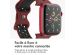 imoshion Bracelet sport⁺ Apple Watch Series 1-9 / SE - 38/40/41 mm / Series 10 - 42 mm - Taille S/M - Wine Red & Black