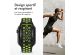 imoshion Bracelet sport⁺ Apple Watch Series 1-9 / SE - 38/40/41 mm / Series 10 - 42 mm - Taille M/L - Black Volt