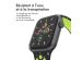 imoshion Bracelet sport⁺ Apple Watch Series 1-9 / SE - 38/40/41 mm / Series 10 - 42 mm - Taille M/L - Black Volt