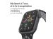 imoshion Bracelet sport⁺ Apple Watch Series 1-10 / SE / Ultra (2) - 42/44/45/46/49 mm - Taille S/M - Black & Anthracite