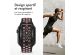 imoshion Bracelet sport⁺ Apple Watch Series 1-10 / SE / Ultra (2) - 42/44/45/46/49 mm - Taille S/M - Black Pink