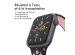 iMoshion Bracelet sport⁺ Apple Watch Series 1-9 / SE / Ultra (2) - 42/44/45/49 mm - Taille S/M - Black Pink