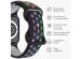 imoshion Bracelet sport⁺ Apple Watch Series 1-10 / SE / Ultra (2) - 42/44/45/46/49 mm - Taille S/M - Black Rainbow