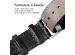 imoshion Bracelet Cuir Crocodile Apple Watch Series 1-9 / SE - 38/40/41 mm / Series 10 - 42 mm - Noir