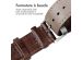 iMoshion Bracelet Cuir Crocodile Apple Watch Series 1-9 / SE - 38/40/41 mm - Brun