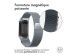 iMoshion Bracelet magnétique milanais le Fitbit Charge 5 / Charge 6 - Taille S - Space Gray