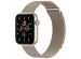 imoshion Bracelet magnétique milanais Apple Watch Series 1-9 / SE - 38/40/41 mm / Series 10 - 42 mm - Taille S - Starlight