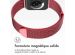 imoshion Bracelet magnétique milanais Apple Watch Series 1-9 / SE - 38/40/41 mm / Series 10 - 42 mm - Taille S - Rouge