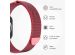 imoshion Bracelet magnétique milanais Apple Watch Series 1-9 / SE - 38/40/41 mm / Series 10 - 42 mm - Taille S - Rouge