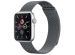 imoshion Bracelet magnétique milanais Apple Watch Series 1-9 / SE - 38/40/41 mm / Series 10 - 42 mm - Taille S - Gris