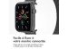 imoshion Bracelet magnétique milanais Apple Watch Series 1-9 / SE - 38/40/41 mm / Series 10 - 42 mm - Taille S - Space Gray