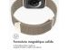 imoshion Bracelet magnétique milanais Apple Watch Series 1-9 / SE - 38/40/41 mm / Series 10 - 42 mm - Taille M - Starlight