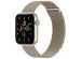 imoshion Bracelet magnétique milanais Apple Watch Series 1-9 / SE - 38/40/41 mm / Series 10 - 42 mm - Taille M - Starlight