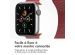 imoshion Bracelet magnétique milanais Apple Watch Series 1-9 / SE - 38/40/41 mm / Series 10 - 42 mm - Taille M - Rouge